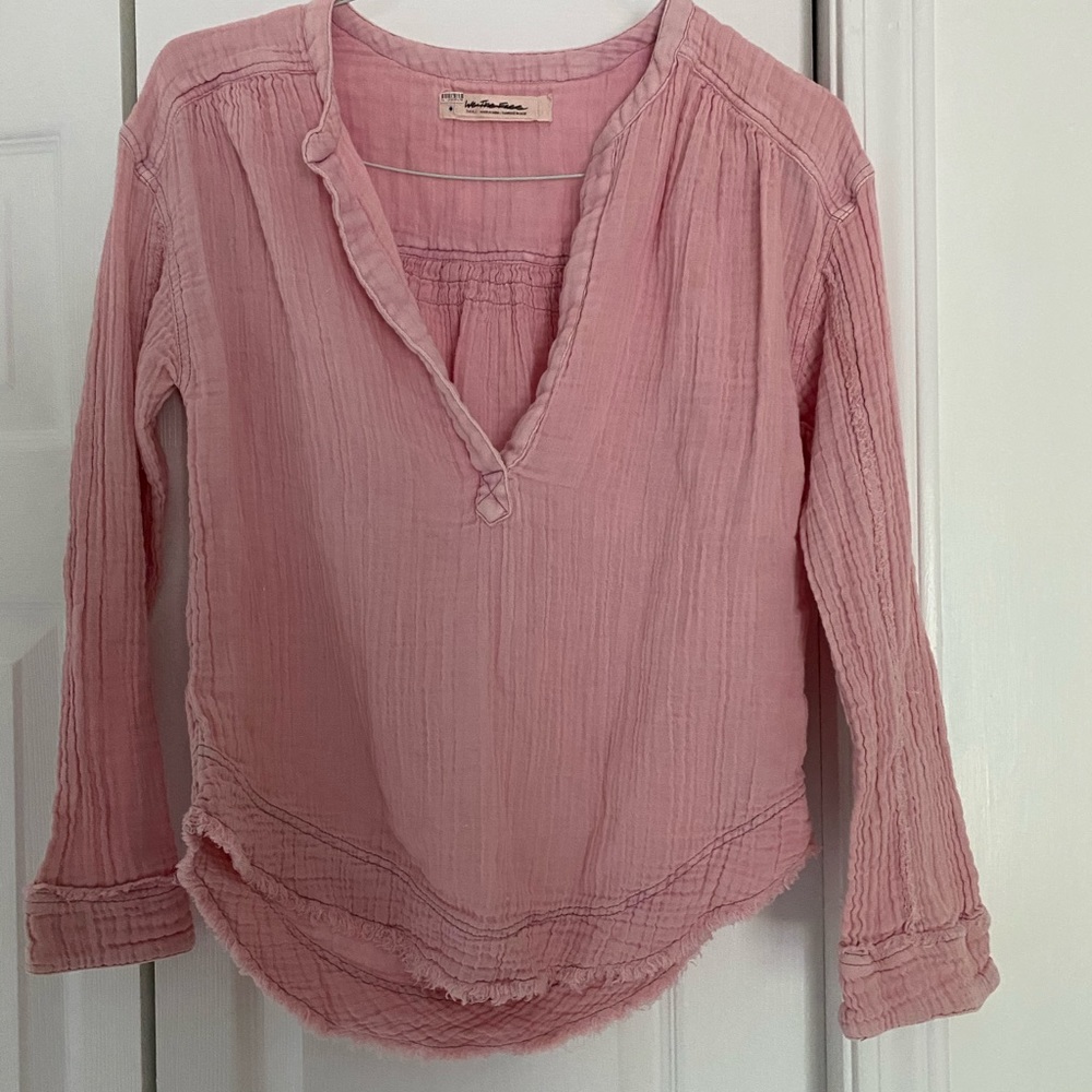 Linen Free People Top